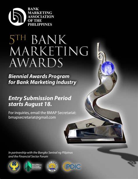 Submission of Entries for the 5th Bank Marketing Awards ends October 12, 2023