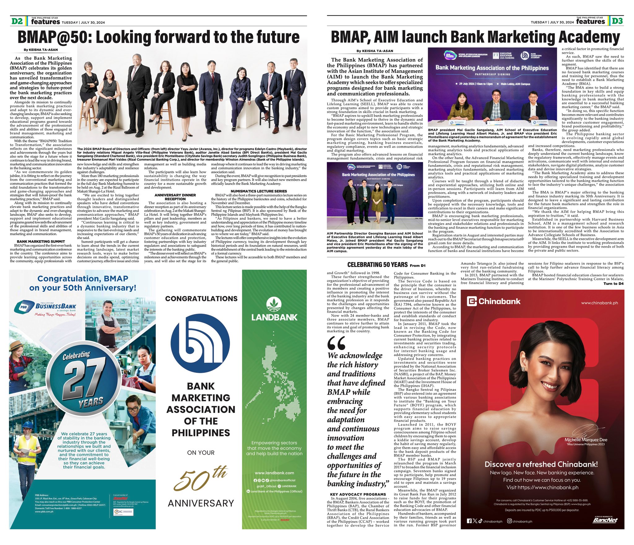 BMAP @ 50 on Philippine Star Features